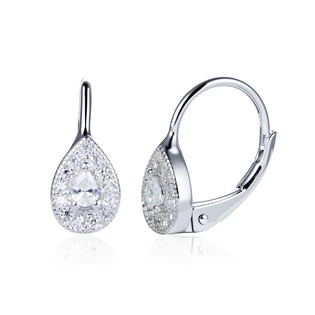 Stříbrné náušnice slzičky