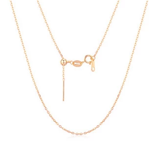 Stříbrný řetízek - očkový nastavitelná délka