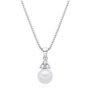 Střibrný náhrdelník s přírodní perlou