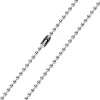 Další: Ocelový řetízek kuličkový, tl. 2,4 mm 60cm