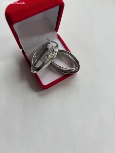 Náušnice z chirurgické oceli 316L