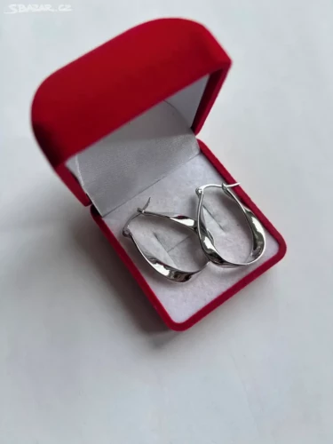 Dámské kruhové náušnice z chirurgické oceli