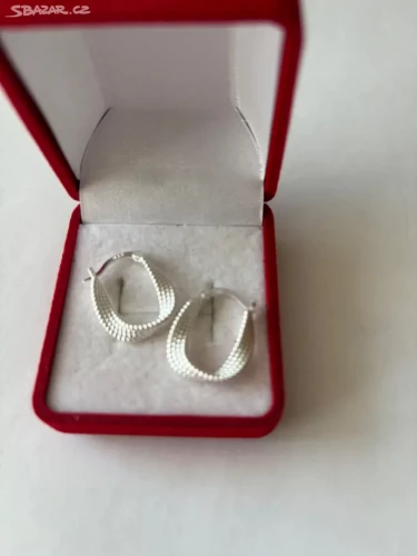 Náušnice ze stříbra S925