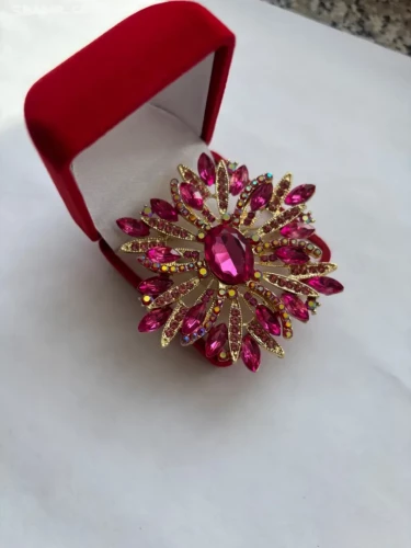 Elegantni brož zlacená