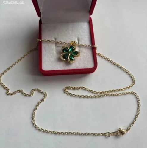 Náhrdelník ze zlacené chirurgické oceli