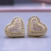 Další: Luxusní pozlacené náušnice srdíčka se zirkony z chirurgické oceli