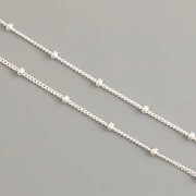 Řetízek - S KULIČKAMI - 45cm - Ag925/1000