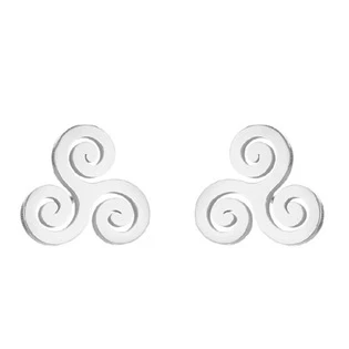 Ocelové náušnice spirálky
