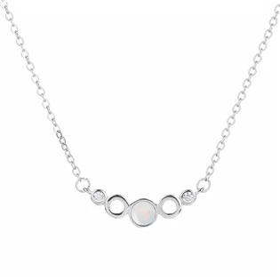Střibrný náhrdelník s kroužky