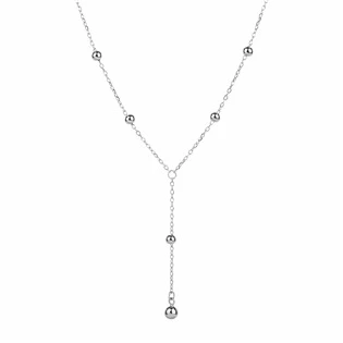 Stříbrný náhrdelník s kuličkami