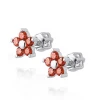 Předchozí: Stříbrné šroubovací náušnice kytičky červené