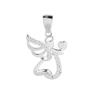 Stříbrný přívěšek andělíček se srdíčkem