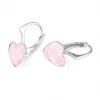 Další: Stříbrné náušnice se srdcem Crystals from Swarovski® Powder Rose