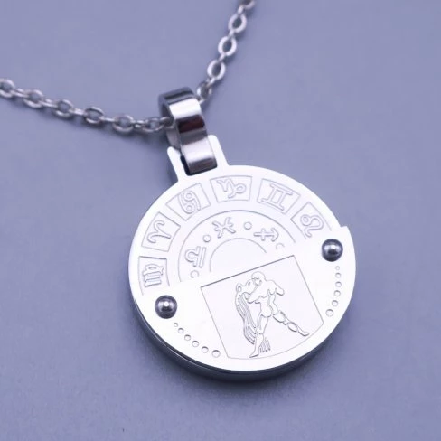 Přívěsek z chirurgické oceli se znamením - VODNÁŘ