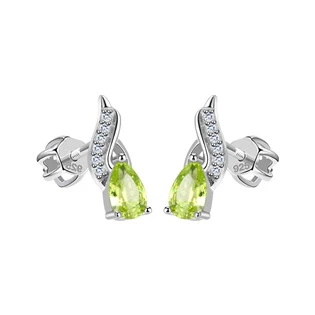 Stříbrné šroubovací náušnice