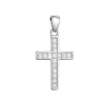 Další: Stříbrný přívěsek křížek se zirkony