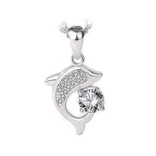 Stříbrný přívěšek - delfín