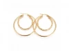 Další: Náušnice kruhy dvojité 47mm zlacené