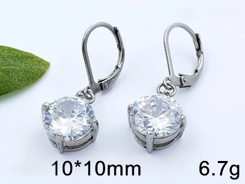 Náušnice chirurgická ocel zirkon kámen