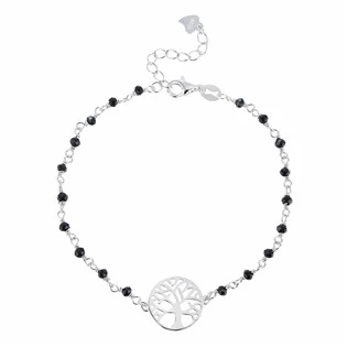 Stříbrný náramek strom života