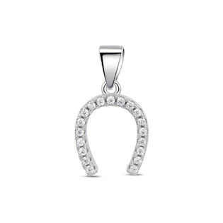 Stříbrný přívěšek podkova