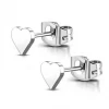 Další: Ocelové náušnice srdíčka plná