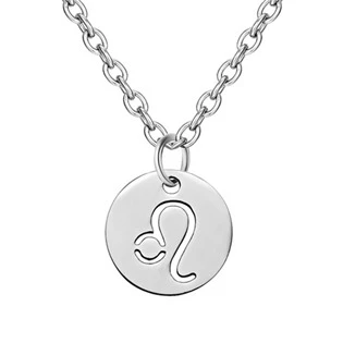 Ocelový řetízek s přívěškem znamení LEV