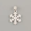 Další: Přívěsek SNĚHOVÁ VLOČKA se šlupnou 11mm - Ag925 rhodium