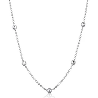 Stříbrný náhrdelník s kuličkami