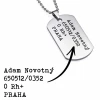 Předchozí: Vojenská známka - dog tag + kuličkový řetízek