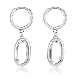 Visací stříbrné náušnice