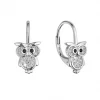 Další: Stříbrné náušnice sovičky se zirkony
