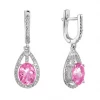 Další: Stříbrné náušnice s růžovým zirkonem rose