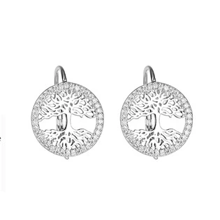 Stříbrné náušnice strom života