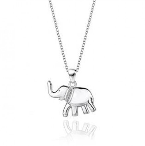 Střibrný náhrdelník se sloníkem