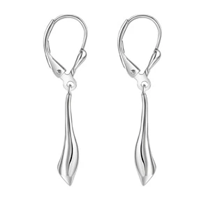 Visací stříbrné náušnice