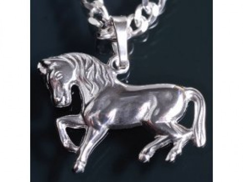 Mustang přívěsek stříbrný