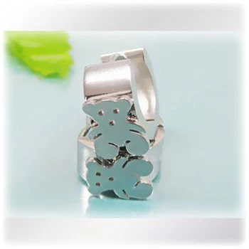 Kroužky s medvídky z chir.oceli