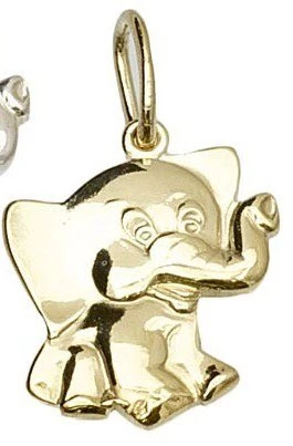 Elephant1-přívěsek zlacený ze stříbra