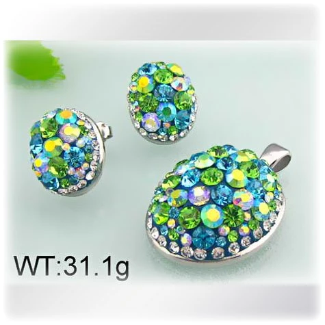 Luxusní souprava náušnic+přívěsku