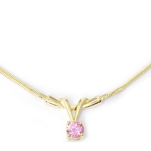 Nikol Pink - pozlacený náhrdelník > varianta 42cm