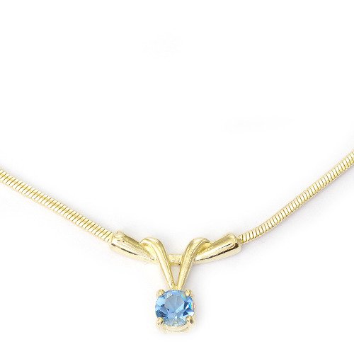 Nikol Blue - pozlacený náhrdelník > varianta 42cm