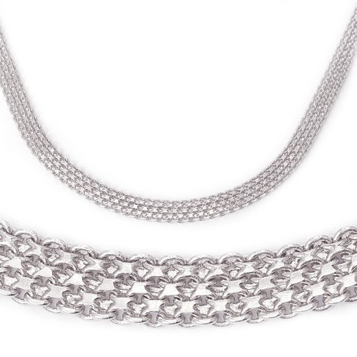 Elite - Rhodiovaný náhrdelník > varianta 45cm