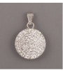 Další: Přívěsek kulatý s kamínky Swarovski Elements - Crystal 10mm - Ag925
