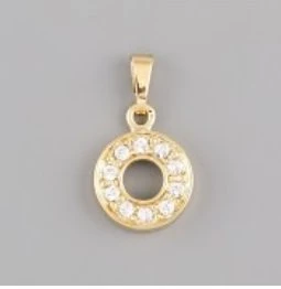 Přívěsek GIRO se Swarovski Elements - pozlaceno