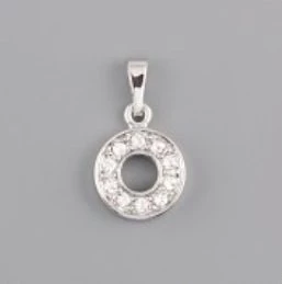 Přívěsek GIRO se Swarovski Elements - rhodium