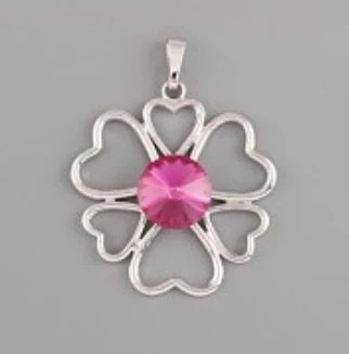 Přívěsek FLORET  Rivoli Swarovski 10mm