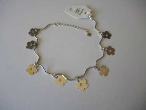 Módní postříbřený nákotník