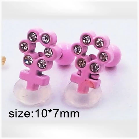 Náušnice z chirurgické oceli 316 L