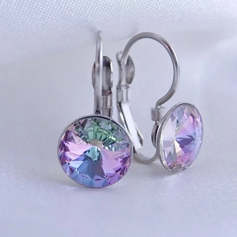 Dětské náušnice Swarovski Rivoli 8mm